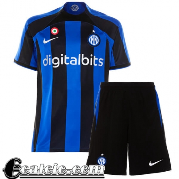 Maglie Calcio Inter Milan Prima Bambini 2022 23