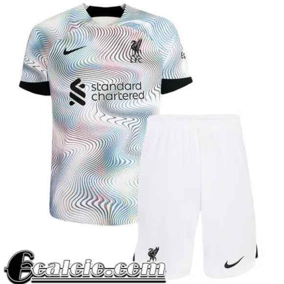 Maglie Calcio Liverpool Seconda Bambini 2022 23