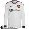 Maglie Calcio Manchester United Seconda Uomo Manga Larga 2022 23