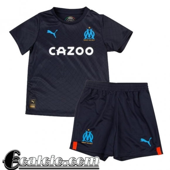 Maglie Calcio Olympique Marsiglia Seconda Bambini 2022 23