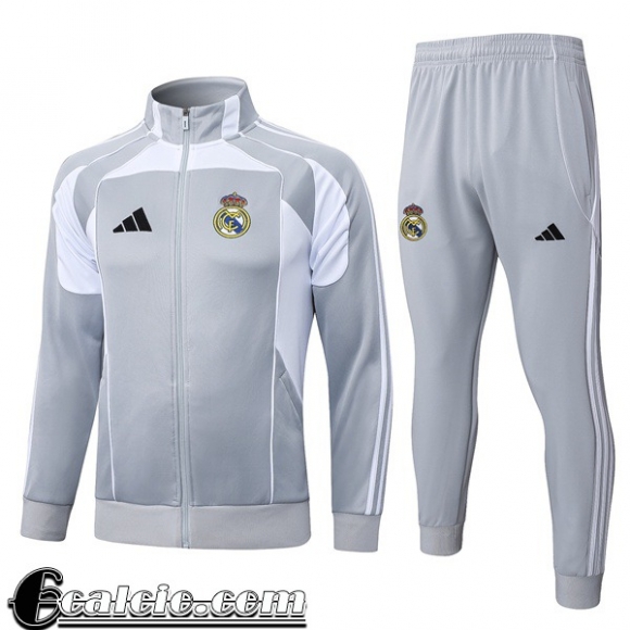 Real Madrid Full-Zip Giacca Uomo 25-26 B586 Real Madrid Full-Zip Giacca Uomo 25-26 B586