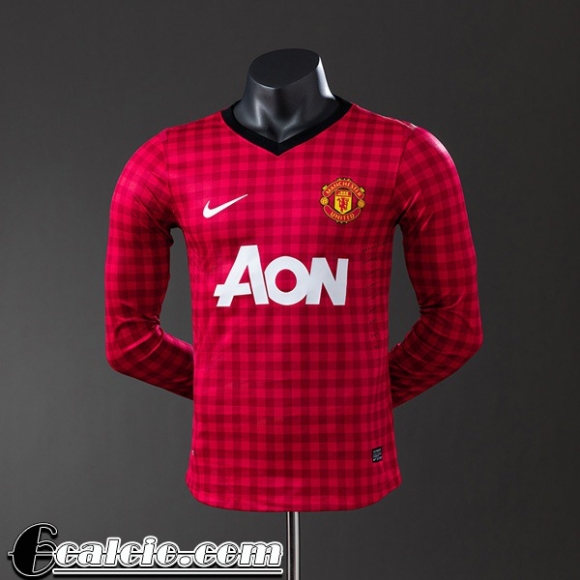 Manchester United Retro Maglia Calcio Prima Uomo Manga Larga 12 13 FG1030 Manchester United Retro Maglia Calcio Prima Uomo Manga Larga 12 13 FG1030