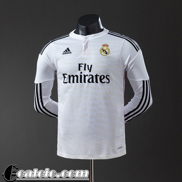 Real Madrid Retro Maglia Calcio Prima Uomo Manga Larga 14 15 FG1031 Real Madrid Retro Maglia Calcio Prima Uomo Manga Larga 14 15 FG1031