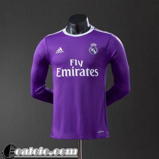 Real Madrid Retro Maglia Calcio Seconda Uomo Manga Larga 16 17 FG1034 Real Madrid Retro Maglia Calcio Seconda Uomo Manga Larga 16 17 FG1034
