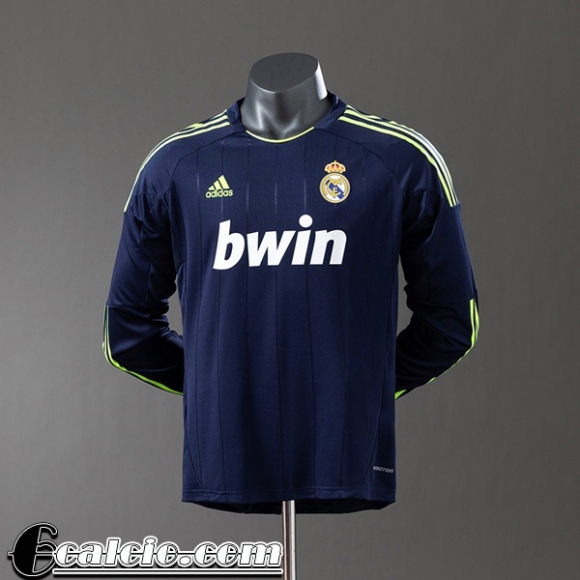 Real Madrid Retro Maglia Calcio Seconda Uomo Manga Larga 12 13 FG1035
