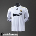 Real Madrid Retro Maglia Calcio Prima Uomo Manga Larga 09 10 FG1037 Real Madrid Retro Maglia Calcio Prima Uomo Manga Larga 09 10 FG1037