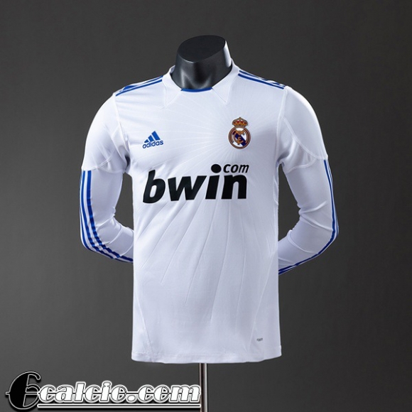 Real Madrid Retro Maglia Calcio Prima Uomo Manga Larga 10 11 FG1039 Real Madrid Retro Maglia Calcio Prima Uomo Manga Larga 10 11 FG1039