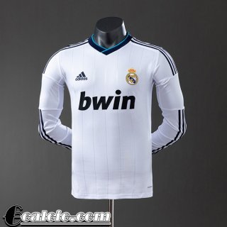 Real Madrid Retro Maglia Calcio Prima Uomo Manga Larga 12 13 FG1042 Real Madrid Retro Maglia Calcio Prima Uomo Manga Larga 12 13 FG1042