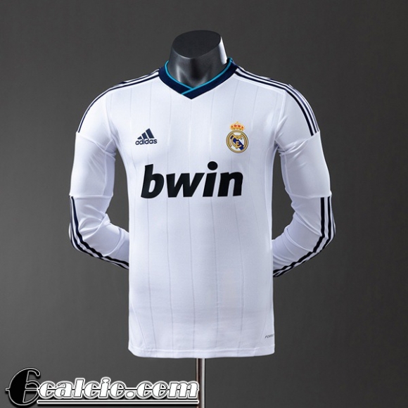 Real Madrid Retro Maglia Calcio Prima Uomo Manga Larga 12 13 FG1042 Real Madrid Retro Maglia Calcio Prima Uomo Manga Larga 12 13 FG1042
