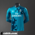 Real Madrid Retro Maglia Calcio Terza Uomo Manga Larga 17 18 FG1043 Real Madrid Retro Maglia Calcio Terza Uomo Manga Larga 17 18 FG1043