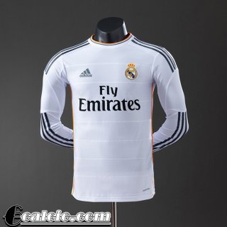 Real Madrid Retro Maglia Calcio Prima Uomo Manga Larga 13 14 FG1044 Real Madrid Retro Maglia Calcio Prima Uomo Manga Larga 13 14 FG1044