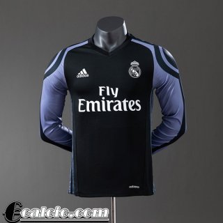 Real Madrid Retro Maglia Calcio Terza Uomo Manga Larga 16 17 FG1046 Real Madrid Retro Maglia Calcio Terza Uomo Manga Larga 16 17 FG1046