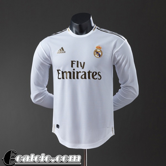 Real Madrid Retro Maglia Calcio Prima Uomo Manga Larga 19 20 FG1048 Real Madrid Retro Maglia Calcio Prima Uomo Manga Larga 19 20 FG1048