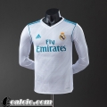 Real Madrid Retro Maglia Calcio Prima Uomo Manga Larga 17 18 FG1051 Real Madrid Retro Maglia Calcio Prima Uomo Manga Larga 17 18 FG1051