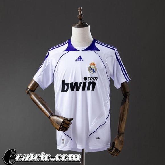 Real Madrid Retro Maglia Calcio Prima Uomo 07 08 FG1097 Real Madrid Retro Maglia Calcio Prima Uomo 07 08 FG1097