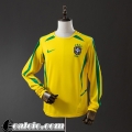 Brasile Retro Maglia Calcio Prima Uomo Manga Larga 2002 FG1115 Brasile Retro Maglia Calcio Prima Uomo Manga Larga 2002 FG1115