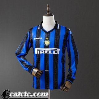 Inter Milan Retro Maglia Calcio Prima Uomo Manga Larga 97 98 FG1139 Inter Milan Retro Maglia Calcio Prima Uomo Manga Larga 97 98 FG1139