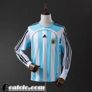 Argentina Retro Maglia Calcio Prima Uomo Manga Larga 2006 FG1142