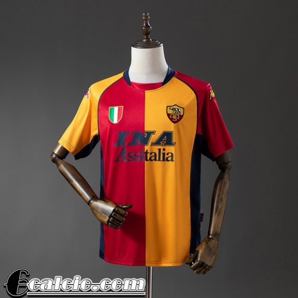 Roma Retro Maglia Calcio Edizione speciale Uomo 01 02 FG1172 Roma Retro Maglia Calcio Edizione speciale Uomo 01 02 FG1172