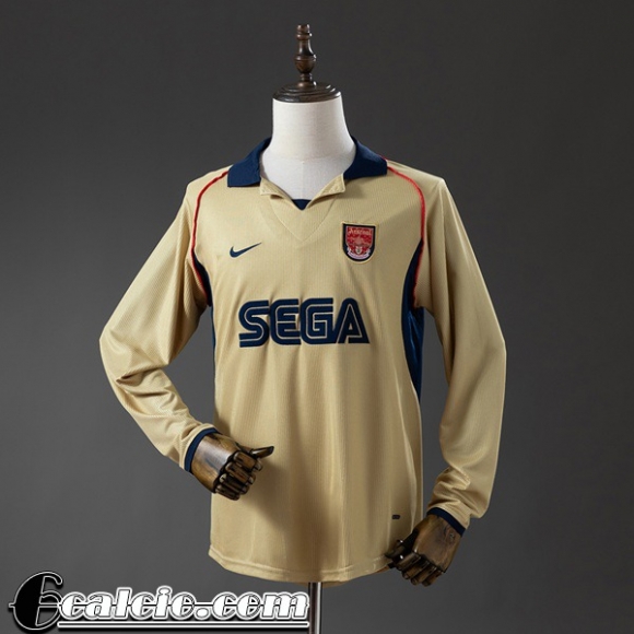 Arsenal Retro Maglia Calcio Seconda Uomo Manga Larga 01 02 FG1181 Arsenal Retro Maglia Calcio Seconda Uomo Manga Larga 01 02 FG1181