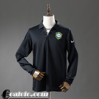 Brasile Retro Maglia Calcio Edizione speciale Uomo Manga Larga 2004 FG1188