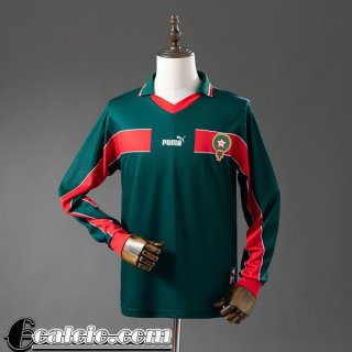 Marocco Retro Maglia Calcio Prima Uomo Manga Larga 1998 FG1190 Marocco Retro Maglia Calcio Prima Uomo Manga Larga 1998 FG1190