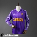 Real Madrid Retro Maglia Calcio Seconda Uomo Manga Larga 84 85 FG1221 Real Madrid Retro Maglia Calcio Seconda Uomo Manga Larga 84 85 FG1221