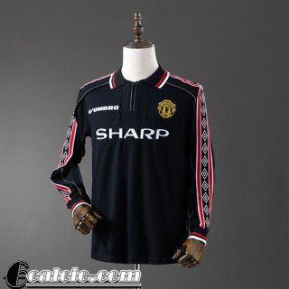 Manchester United Retro Maglia Calcio Uomo Manga Larga 1998 99 FG847 Manchester United Retro Maglia Calcio Uomo Manga Larga 1998 99 FG847