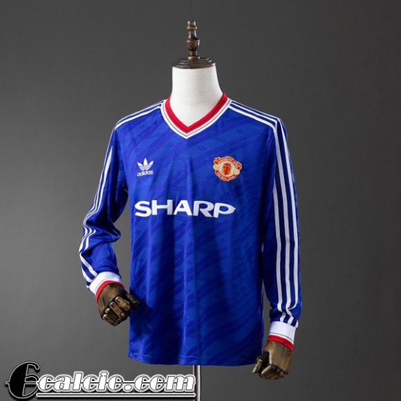 Manchester United Retro Maglia Calcio Seconda Uomo Manga Larga 1986 88 FG850 Manchester United Retro Maglia Calcio Seconda Uomo Manga Larga 1986 88 FG850