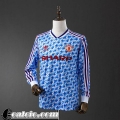 Manchester United Retro Maglia Calcio Seconda Uomo Manga Larga 90 92 FG851 Manchester United Retro Maglia Calcio Seconda Uomo Manga Larga 90 92 FG851