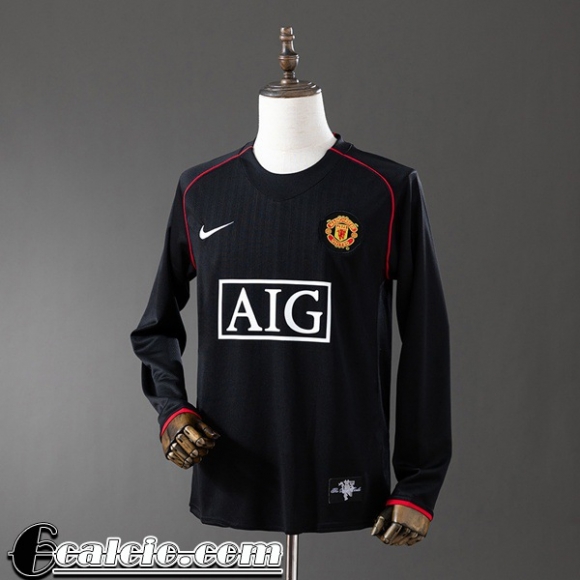 Manchester United Retro Maglia Calcio Uomo Manga Larga 07 08 FG856 Manchester United Retro Maglia Calcio Uomo Manga Larga 07 08 FG856