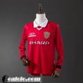 Manchester United Retro Maglia Calcio Prima Uomo Manga Larga 1999 00 FG858 Manchester United Retro Maglia Calcio Prima Uomo Manga Larga 1999 00 FG858