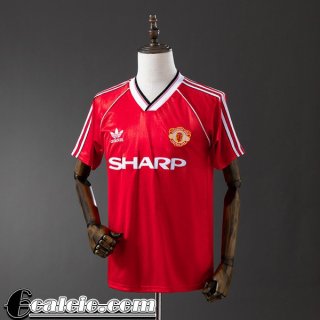 Manchester United Retro Maglia Calcio Prima Uomo 1984 FG869