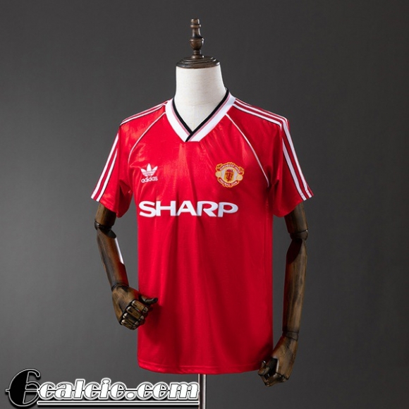 Manchester United Retro Maglia Calcio Prima Uomo 1984 FG869 Manchester United Retro Maglia Calcio Prima Uomo 1984 FG869