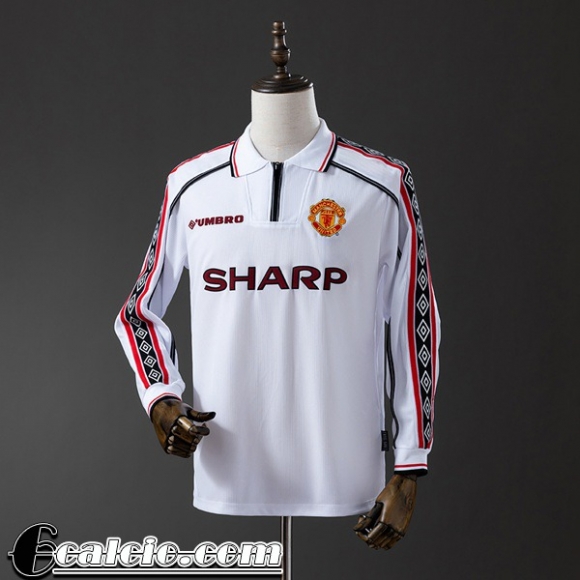 Manchester United Retro Maglia Calcio Uomo Manga Larga 98 99 FG958 Manchester United Retro Maglia Calcio Uomo Manga Larga 98 99 FG958