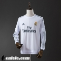 Real Madrid Retro Maglia Calcio Prima Uomo Manga Larga 15 16 FG959 Real Madrid Retro Maglia Calcio Prima Uomo Manga Larga 15 16 FG959