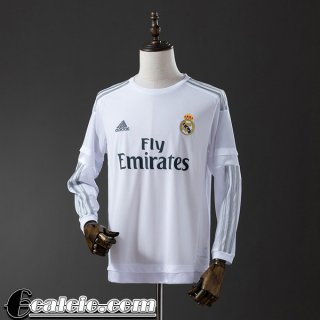 Real Madrid Retro Maglia Calcio Prima Uomo Manga Larga 15 16 FG959 Real Madrid Retro Maglia Calcio Prima Uomo Manga Larga 15 16 FG959
