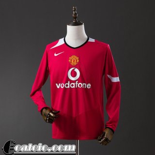 Manchester United Retro Maglia Calcio Prima Uomo Manga Larga 04 06 FG960 Manchester United Retro Maglia Calcio Prima Uomo Manga Larga 04 06 FG960