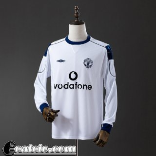 Manchester United Retro Maglia Calcio Seconda Uomo Manga Larga 00 01 FG965