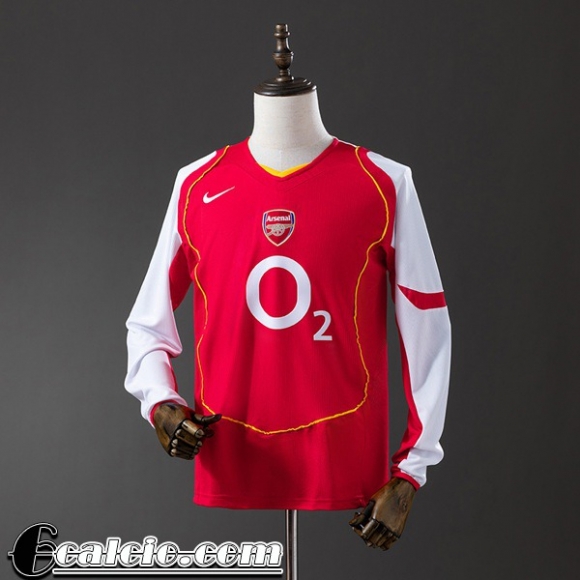 Arsenal Retro Maglia Calcio Prima Uomo Manga Larga 04 05 FG966 Arsenal Retro Maglia Calcio Prima Uomo Manga Larga 04 05 FG966