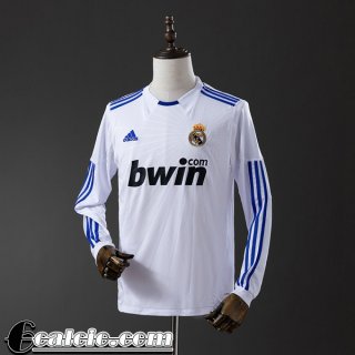Real Madrid Retro Maglia Calcio Prima Uomo Manga Larga 10 11 FG971 Real Madrid Retro Maglia Calcio Prima Uomo Manga Larga 10 11 FG971
