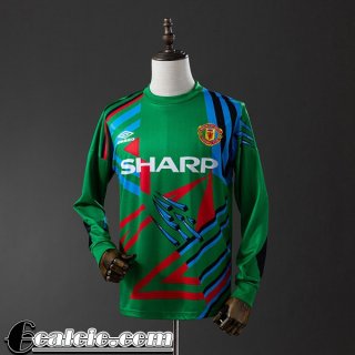 Manchester United Retro Maglia Calcio Portieri Uomo Manga Larga 92 94 FG979 Manchester United Retro Maglia Calcio Portieri Uomo Manga Larga 92 94 FG979