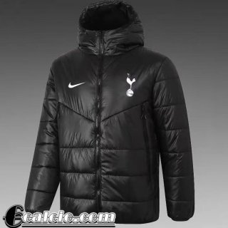 Piumino Calcio Cappuccio Tottenham Hotspur Nero Uomo 2021 2022 DD01