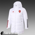 Piumino Calcio Cappuccio Arsenal bianca Uomo 2021 2022 DD13