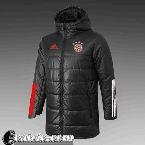 Piumino Calcio Cappuccio Bayern Monaco Nero Uomo 2021 2022 DD14