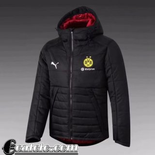 Piumino Calcio Cappuccio Dortmund BVB Nero Uomo 2021 2022 DD20