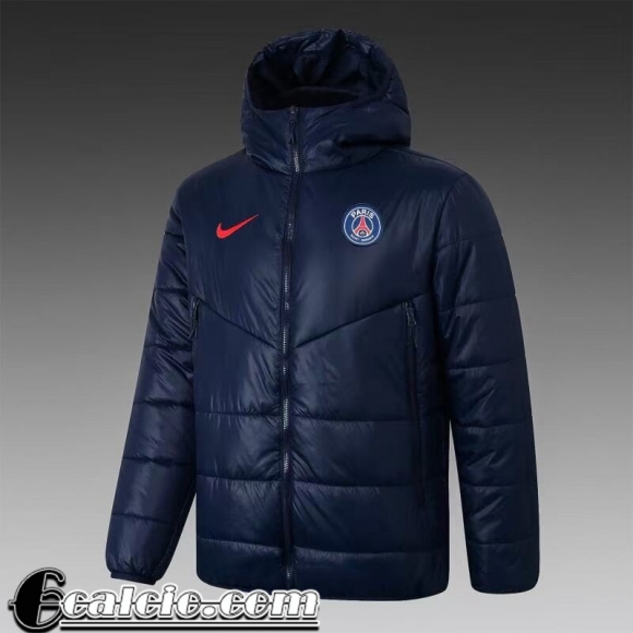 Piumino Calcio Cappuccio PSG Paris blu Uomo 2021 2022 DD37