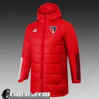 Piumino Calcio Cappuccio Sao Paulo rosso Uomo 2021 2022 DD48