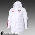 Piumino Calcio Cappuccio Sao Paulo bianca Uomo 2021 2022 DD49