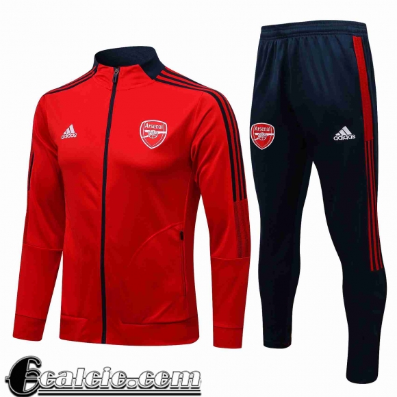 Full-Zip Giacca Arsenal rosso Uomo 2021 2022 JK209